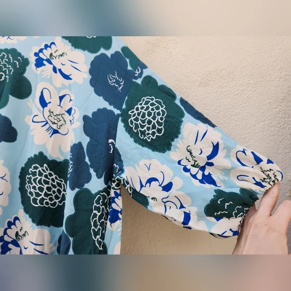 MARIMEKKO Uniua Pieni Pioni Floral Midi Dress - Picture 6 of 11